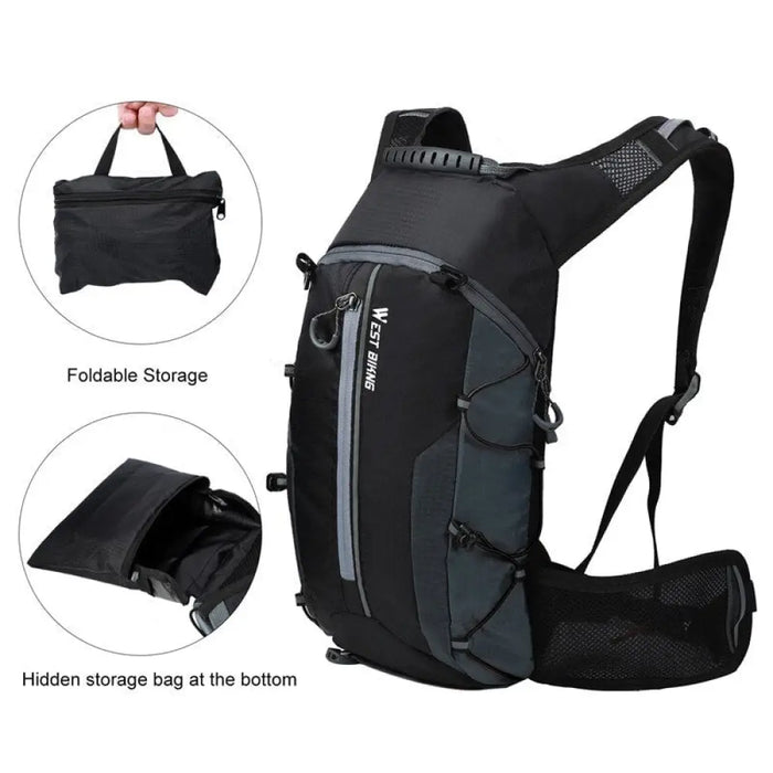 Portable 10l Waterproof Outdoor Sports Backpack