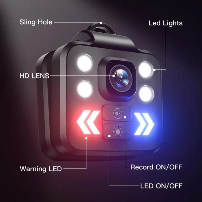 W8 Portable Led Flashlight Small Recording Camera For
