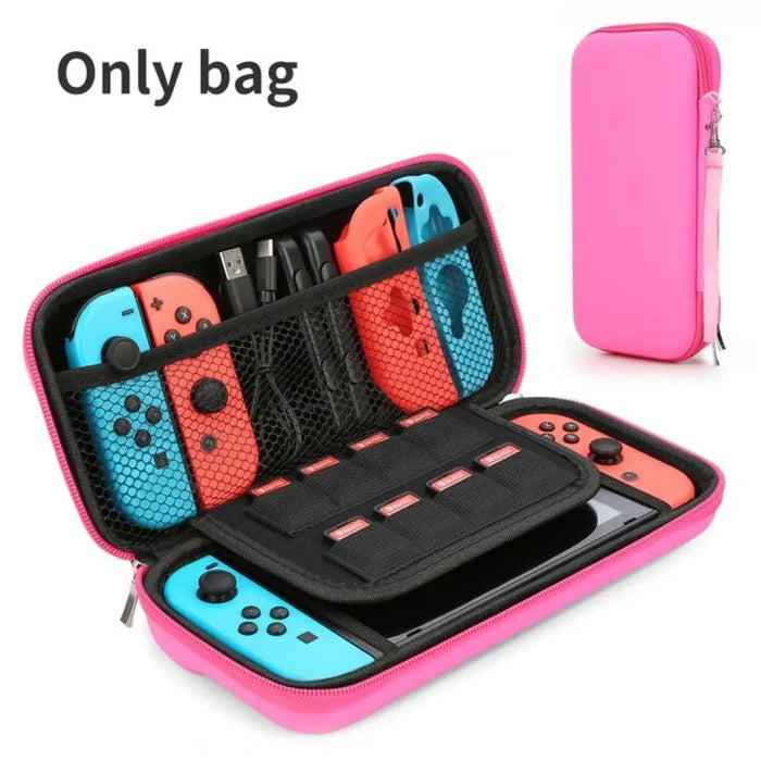 Portable Pu Gradient Carrying Case For Nintendo Switch Oled