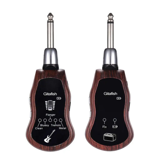 Portable Uhf Guitar Wireless System Transmitter + Receiver