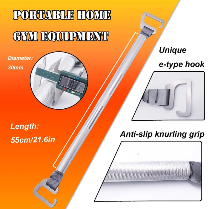 Portable Heavy Duty Resistance Band Exercise Bar