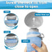 Portable Leak-proof Water Bottle Foldable Drinking Cup Bowl