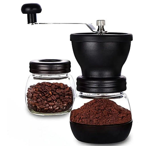 Portable Manual Coffee Grinder With Ceramic Burrs Hand