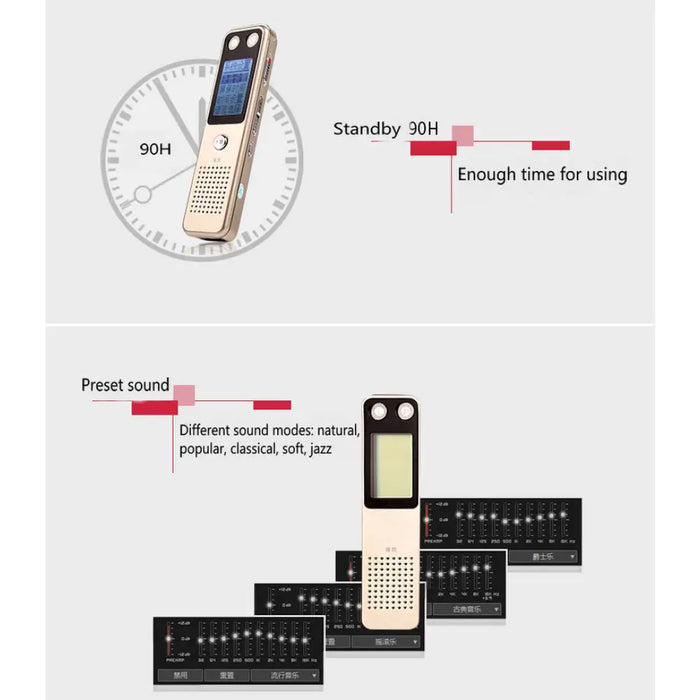 8gb Portable Mini V19 Digital Audio Voice Usb Pen Recorder