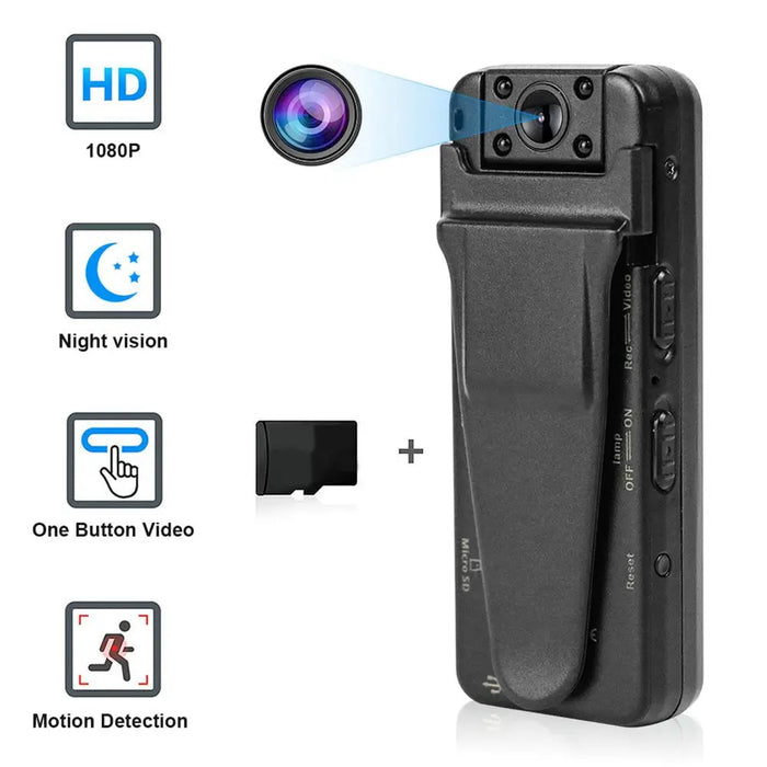 A8z Portable Mini Full Hd 1080p Video Recorder Body Camera