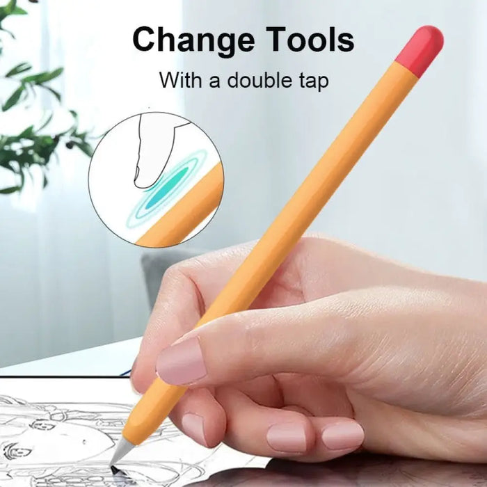 Portable Soft Silicone Touch Stylus Pen Protective Cover For