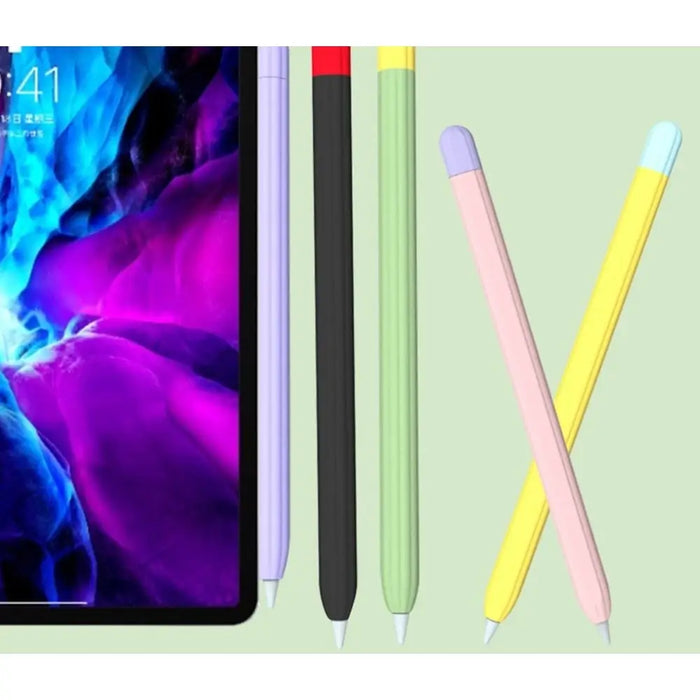 Portable Soft Silicone Touch Stylus Pen Protective Cover For