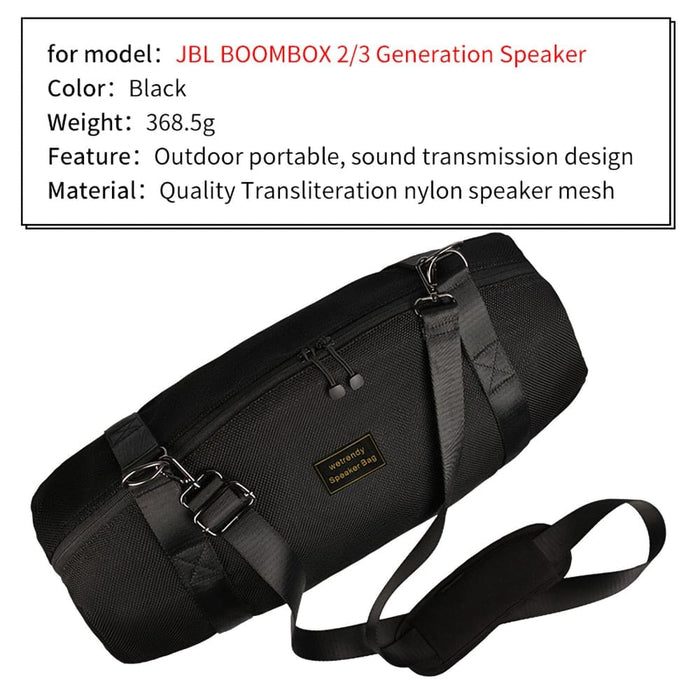 Jbl Boombox 2/3 Speaker Carrying Bag