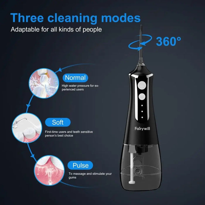 Portable Waterproof Usb Charge Water Flosser Jets For Braces