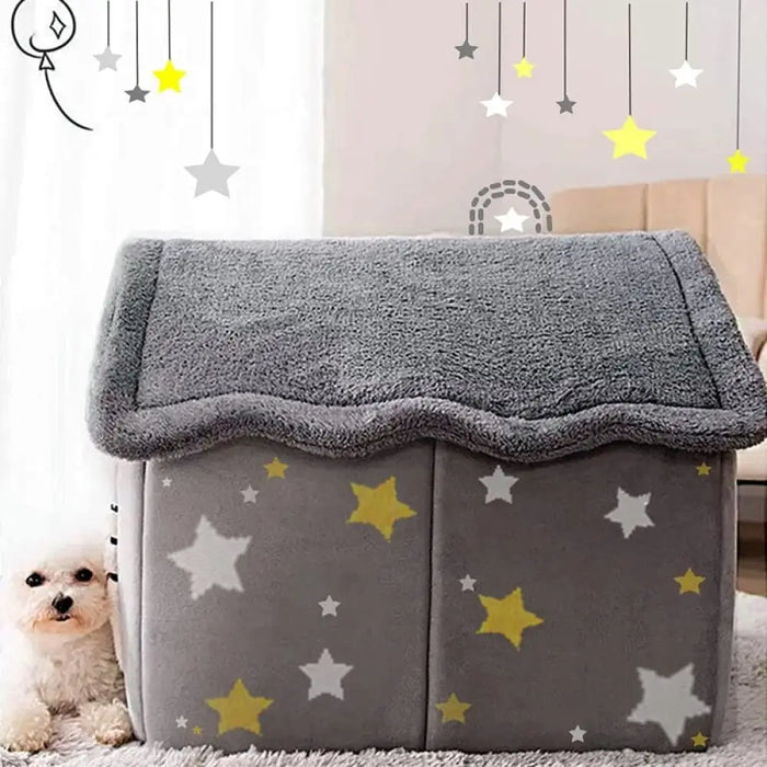 Portable Winter Warm Removable Pet House For Medium Small