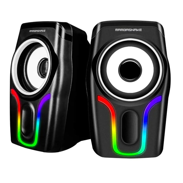 Vibe Geeks Portable Wired Mini Gaming Speakers