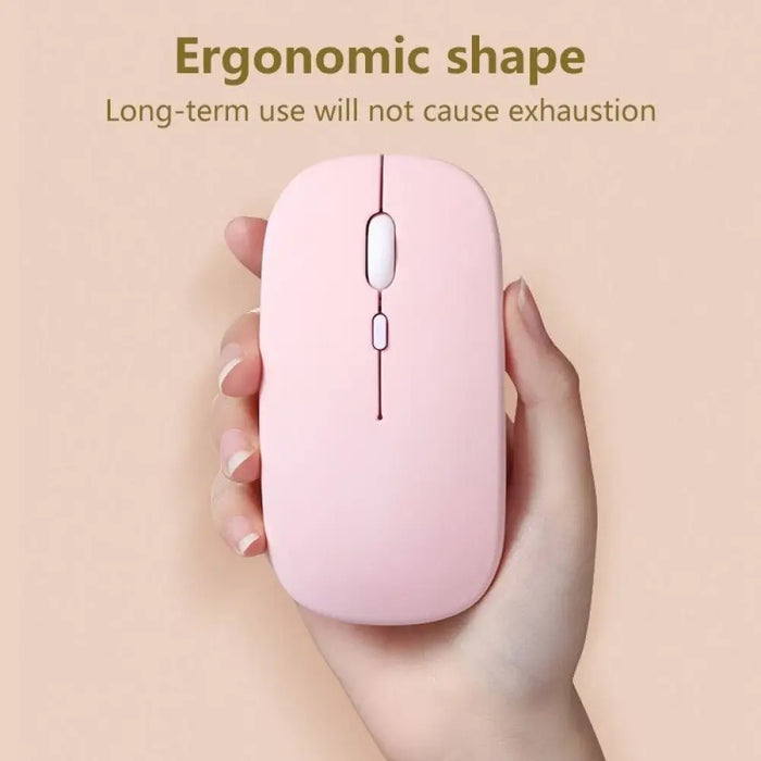 Portable Wireless Bluetooth Magic Silent Ergonomic Mouse For