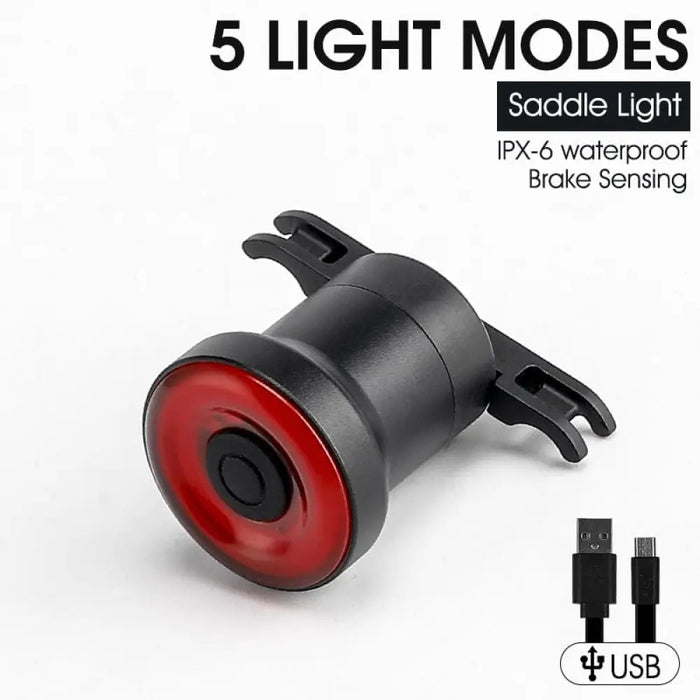 Usb Powered Waterproof Smart Brake Taillight