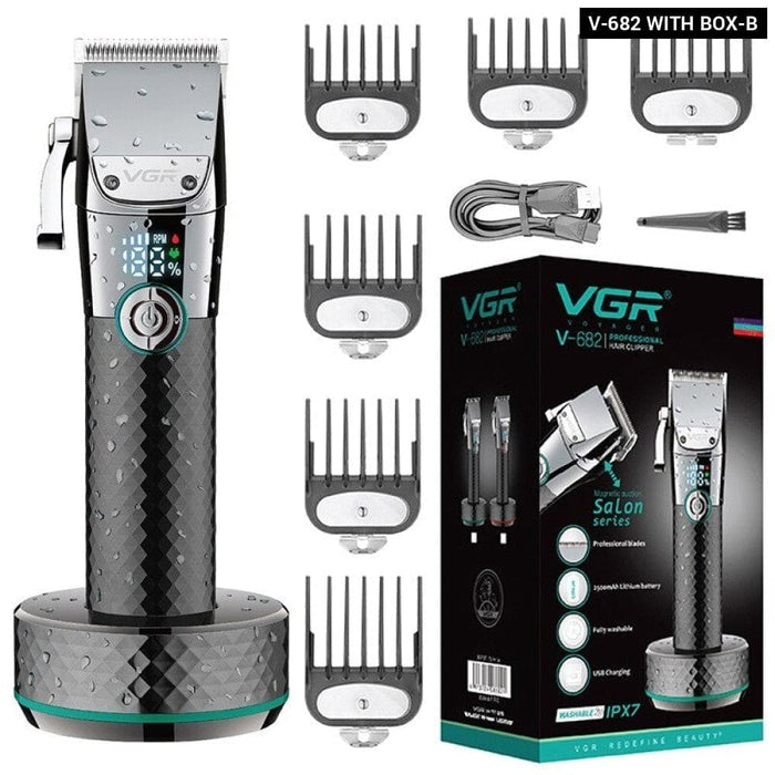 Powerful Electric Lithium Ion Wet Dry Hair Trimmer For Men