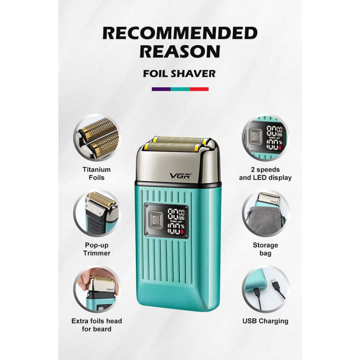 Powerful Electric Rechargeable Hair Shaving Machine