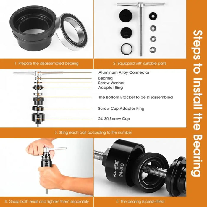 Press-in Botton Bracket Installation And Removal Tool Kit