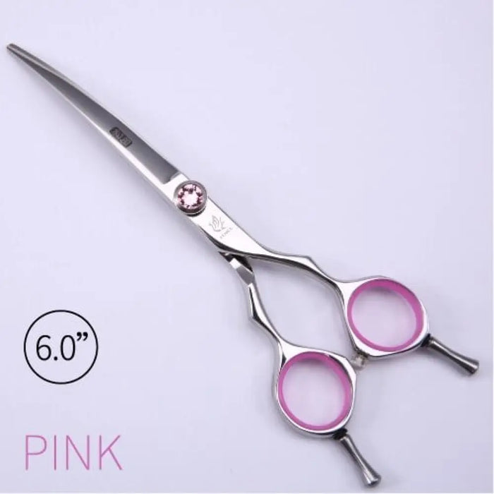 Professional 5.5 Inch 6 Curved Pet Dog Scissors Small