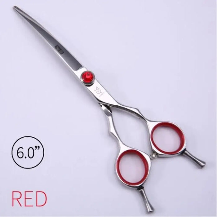 Professional 5.5 Inch 6 Curved Pet Dog Scissors Small