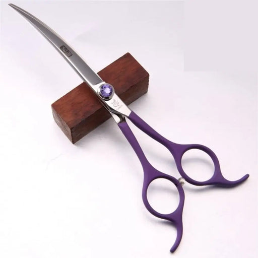 Professional 6.5 Inch Pet Curved Scissors In Dog Grooming