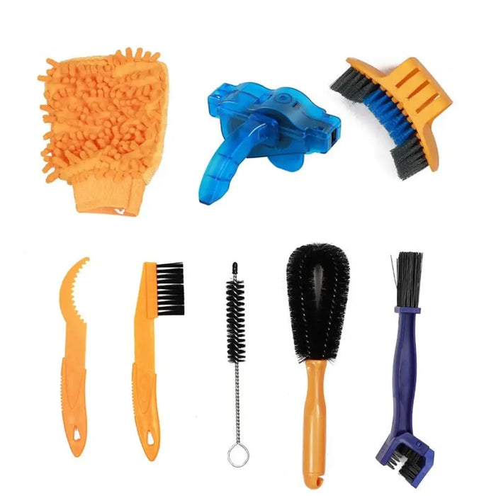 Professional Bicycle Brushes Set For Cleaning