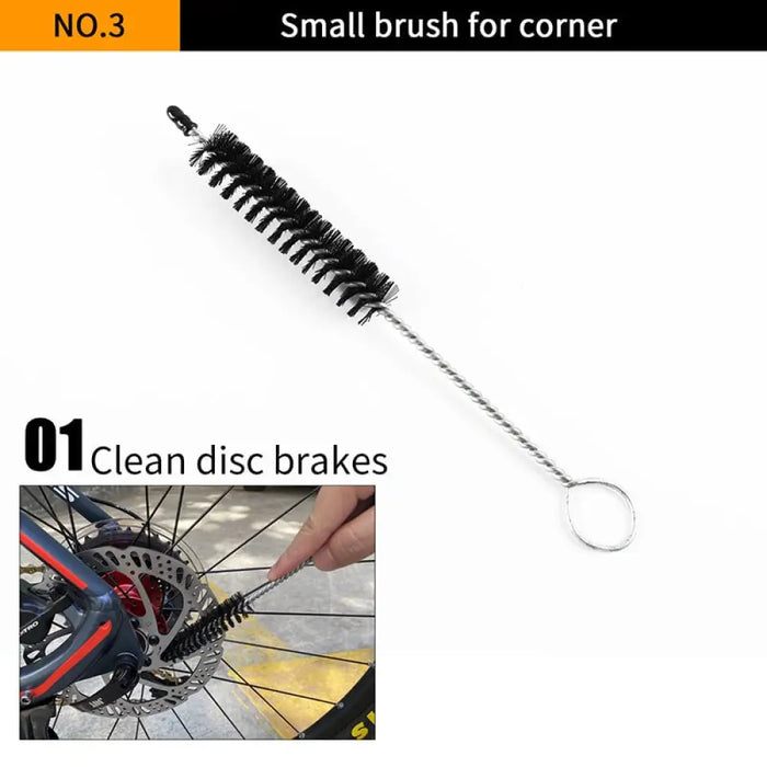 Professional Bicycle Brushes Set For Cleaning