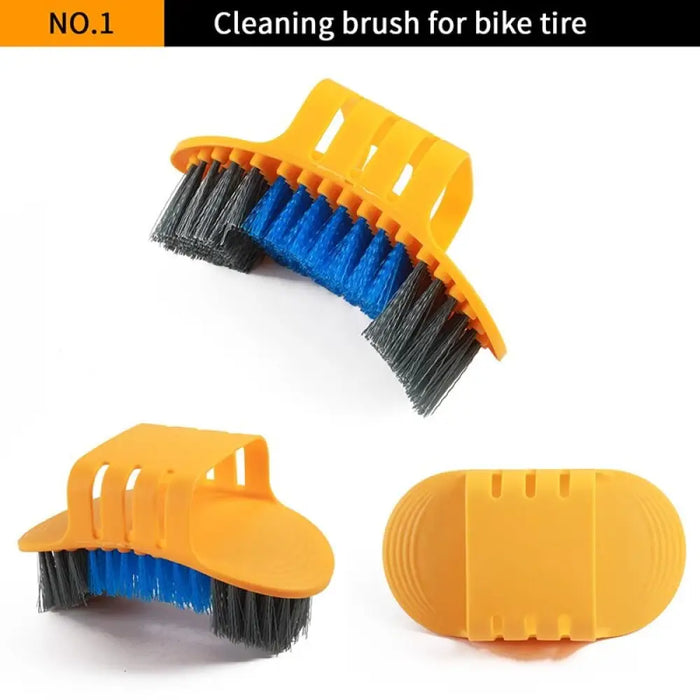 Professional Bicycle Brushes Set For Cleaning