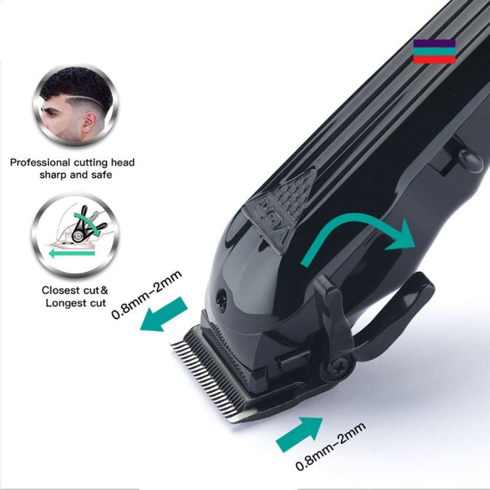 Professional Electric Led Adjustable Powerful Hair Trimmer For Men