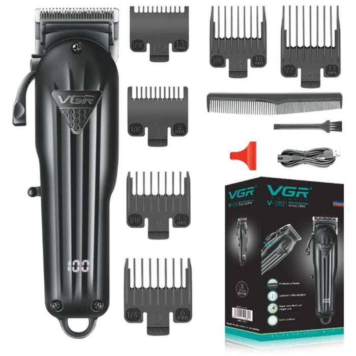 Professional Electric Led Adjustable Powerful Hair Trimmer For Men