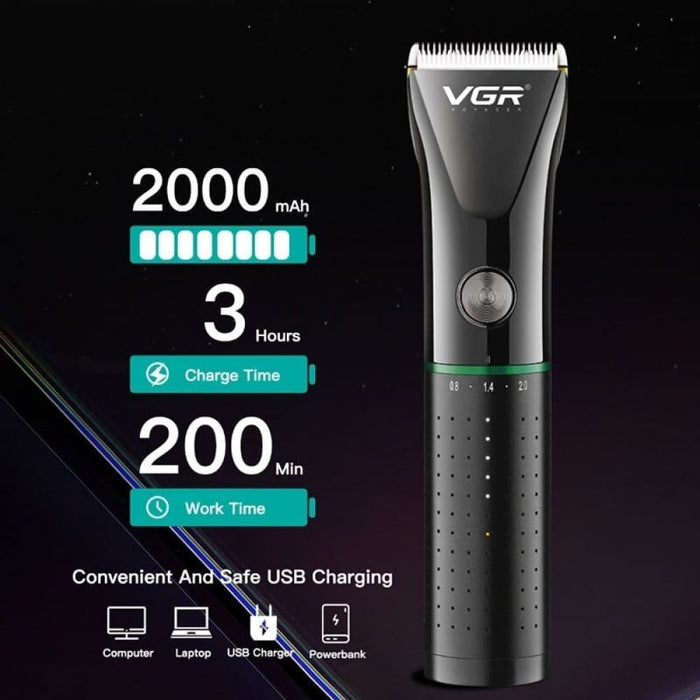 Professional Electric Adjustable Rechargeable Beard Hair Trimmer For Men