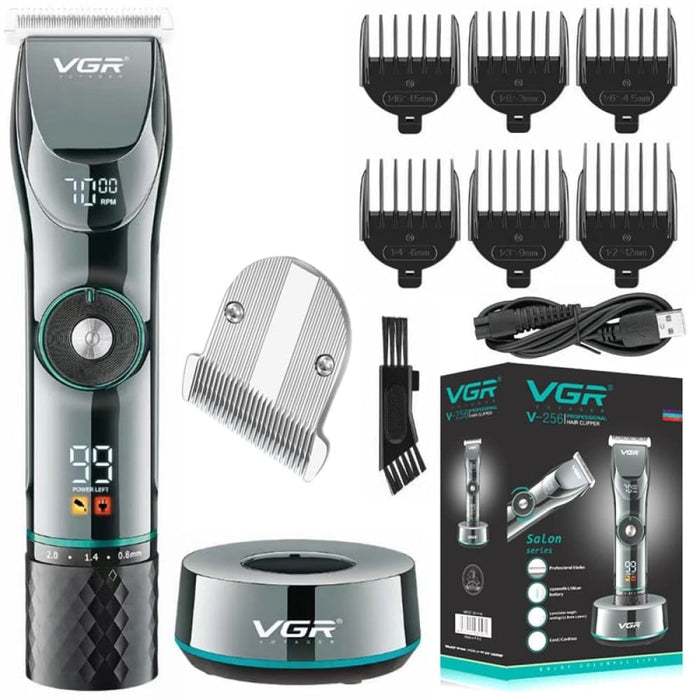 Professional Electric Cordless Rechargeable 15 Motor Speed Adjust Hair Trimmer For Men