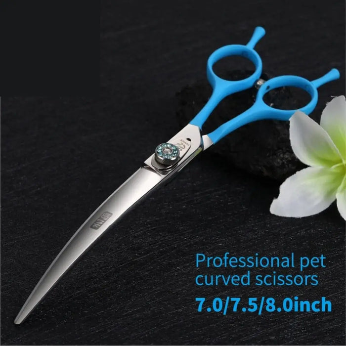 Professional Pet Grooming Scissors Up&down Dogs Curved