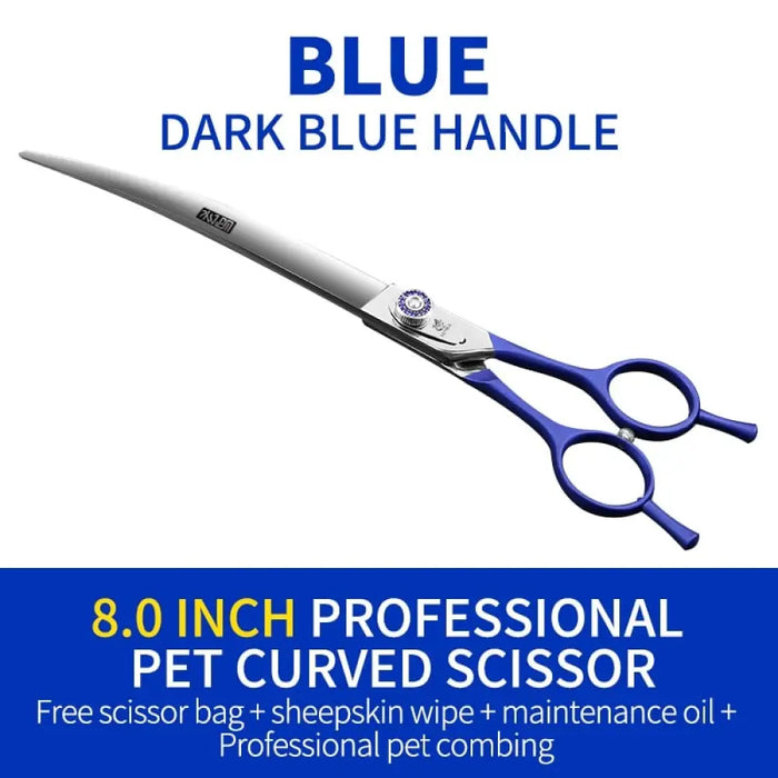 Professional Pet Grooming Scissors Up&down Dogs Curved