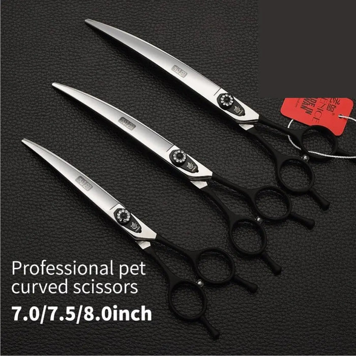 Professional Pet Grooming Scissors Up&down Dogs Curved