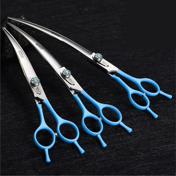 Professional Pet Grooming Scissors Up&down Dogs Curved