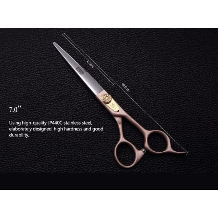 Professional Japan 440c Pet Dog Grooming Scissors 7.0 7.5