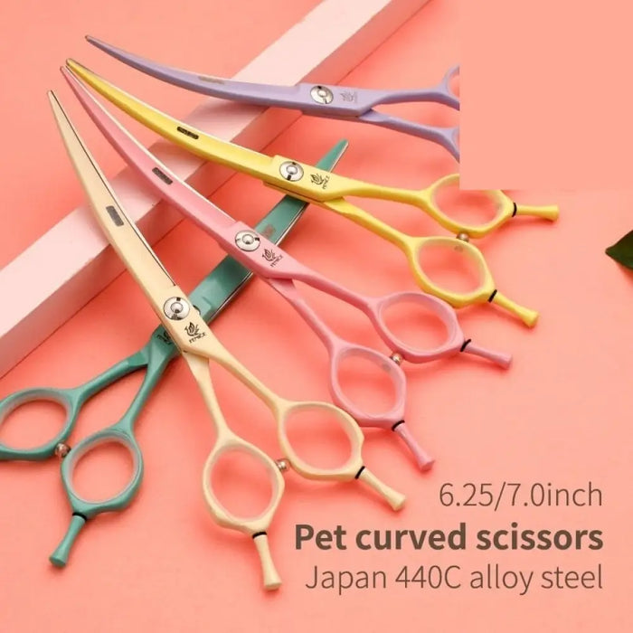 Professional Jp440c Colourful 6.25&7.0 Inch Curved Grooming