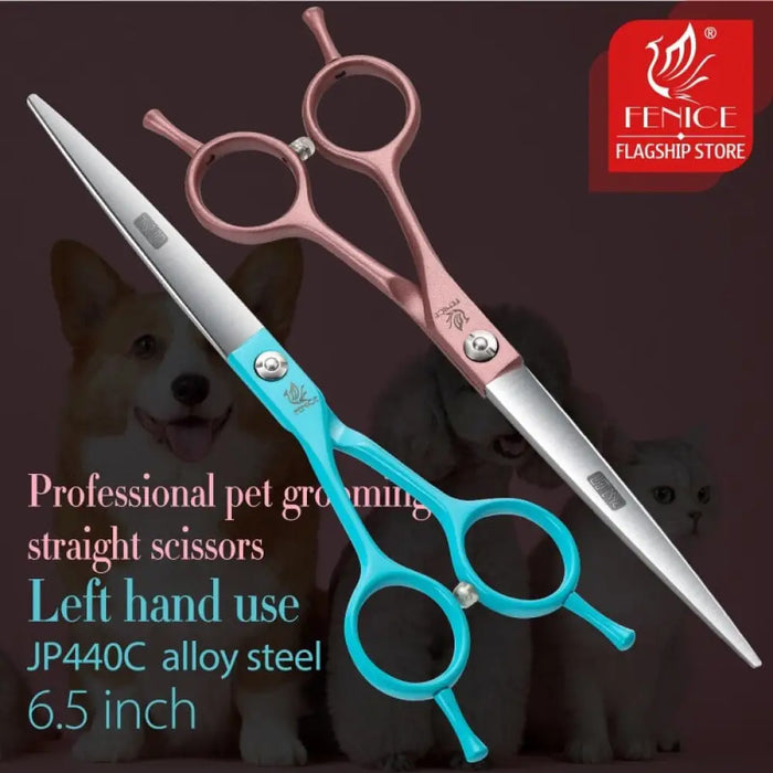 Professional Left Hand 6.5 Inch Curved&straight Pet Dog