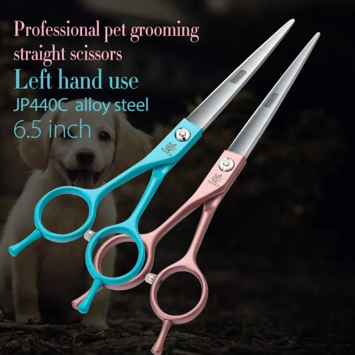 Professional Left Hand 6.5 Inch Curved&straight Pet Dog