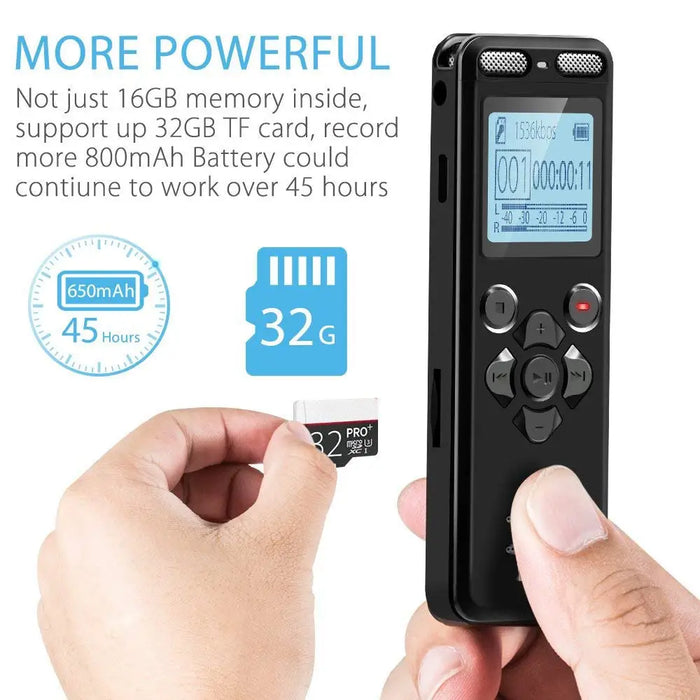 V36 Professional Mini Usb Digital Voice Long Time Recording