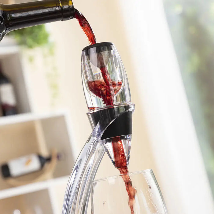 Professional Wine Aerator With Tower Stand And Non-drip