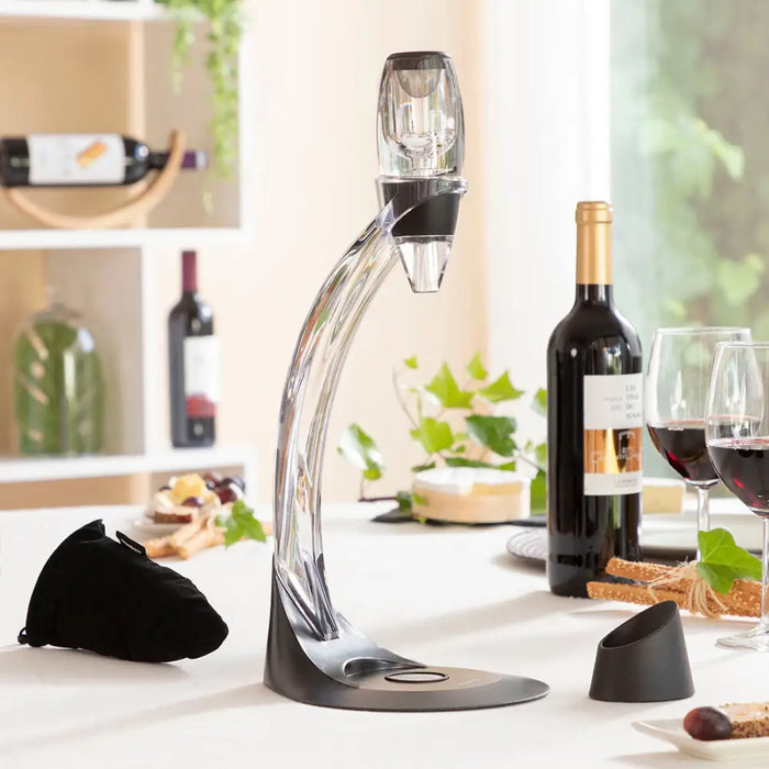 Professional Wine Aerator With Tower Stand And Non-drip