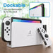 Tpu & Pc Protective Dockable Case For Nintendo Switch Oled