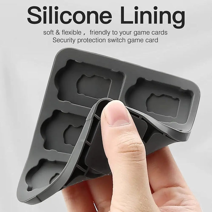 Protective Shell Switch Storage Bag With 4 Joy-con Thumb