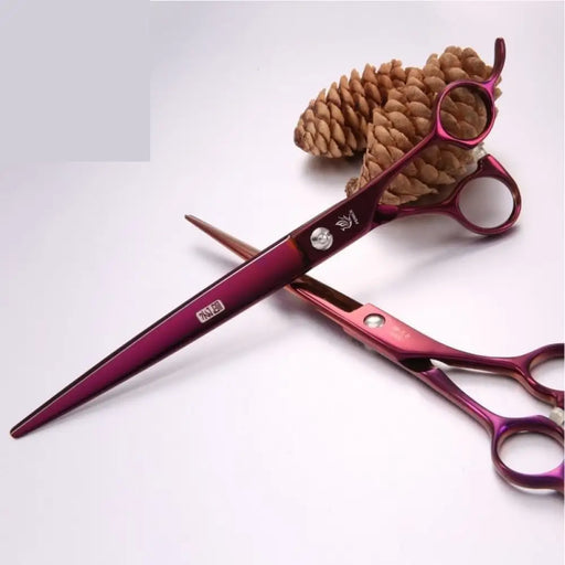 Purple Dragon Dog Grooming Scissors Set Pet Kit Professional