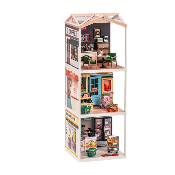 3D Puzzle Kit Build Your Own Golden Wheat Bakery A Charming And Intricate Diy Miniature House Set For Kids Adult