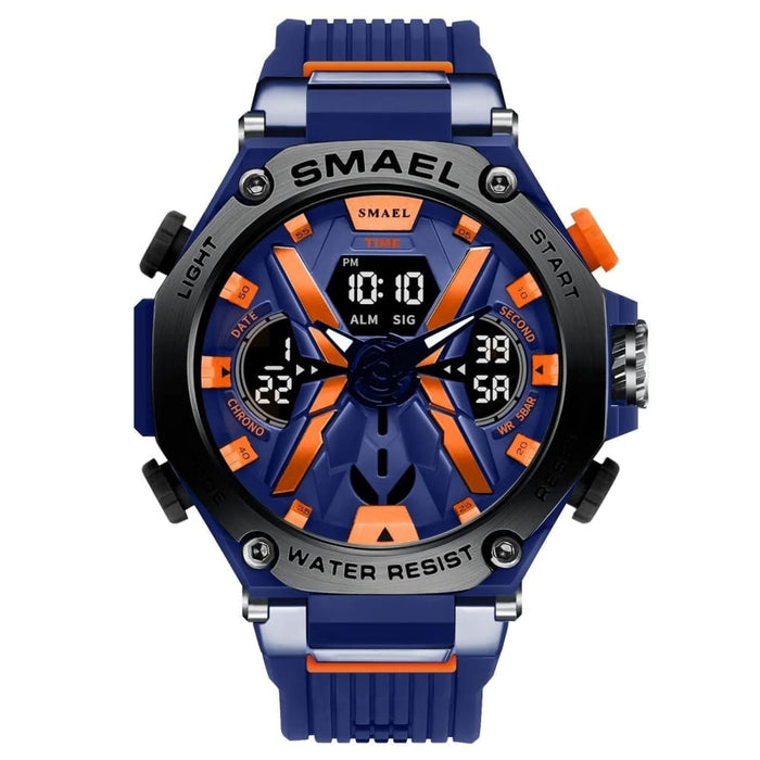 Men Quartz Original 50M Waterproof Wristwatch Time 8087 Sport Military Army