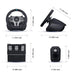 V9 Racing Wheel With Pedals And Shifter 6 In 1 Gaming