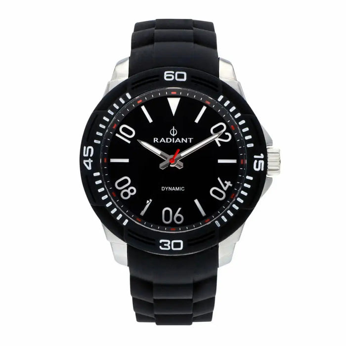 Radiant Ra503601 Men’s Quartz Watch Black 46 Mm