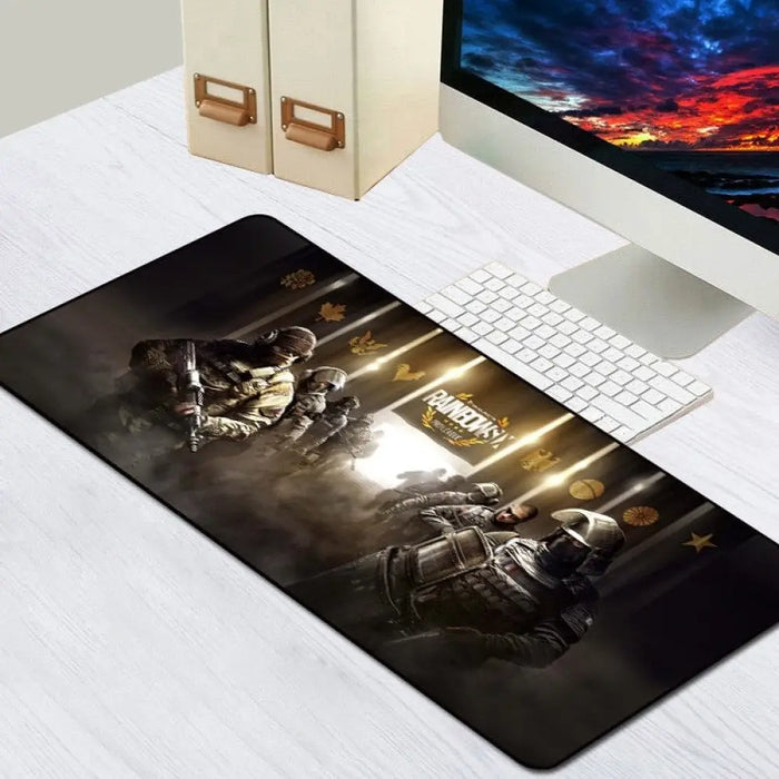 Rainbow Six Siege Large Lockedge Mouse Pad For Desk