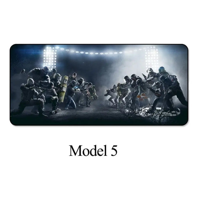 Rainbow Six Siege Large Lockedge Mouse Pad For Desk